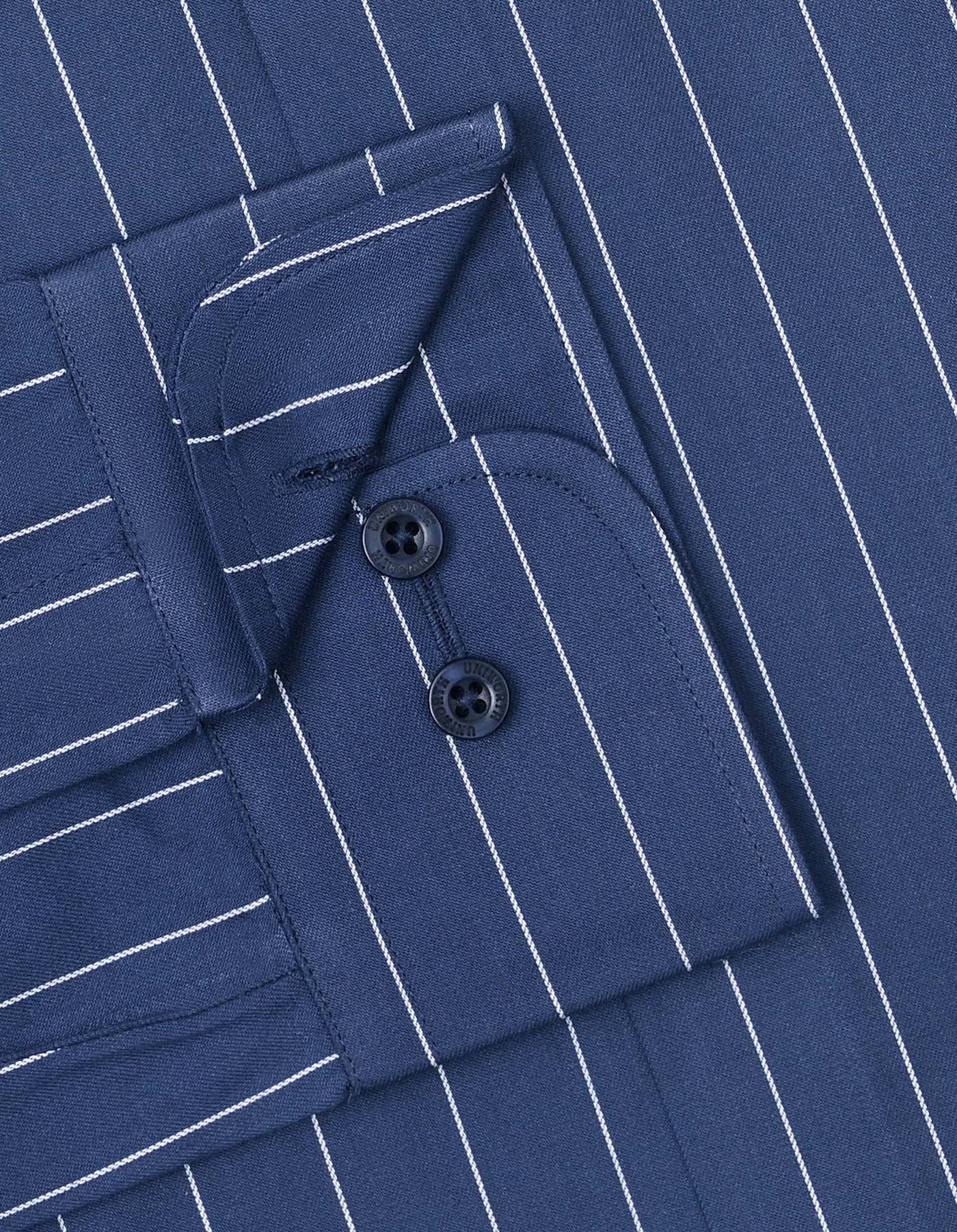 Stripe Navy Classic Fit Shirt FS2819RF-15.5