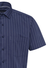 Stripe Navy Smart Fit Shirt FS2819SH-15.5