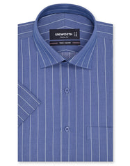 Stripe Blue Classic Fit Shirt FS2820RH-14.5