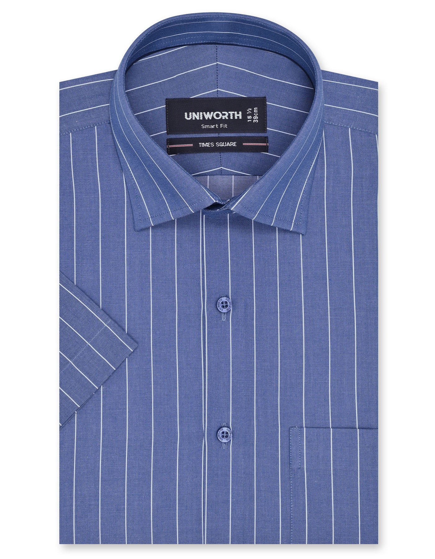 Stripe Blue Smart Fit Shirt FS2820SH-14.5