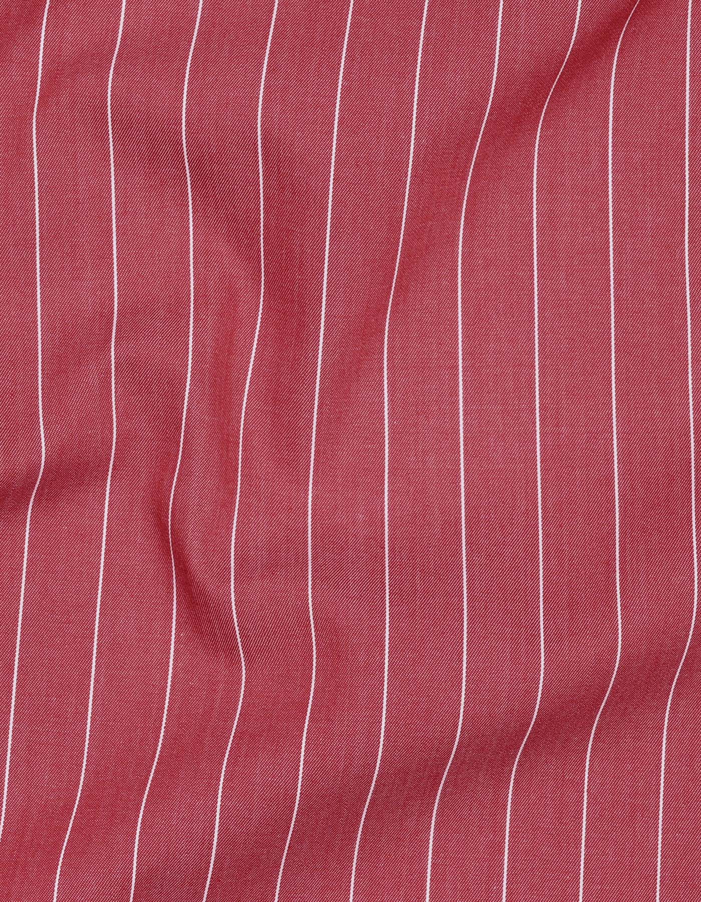 Stripe Red Classic Fit Shirt FS2821RH-16
