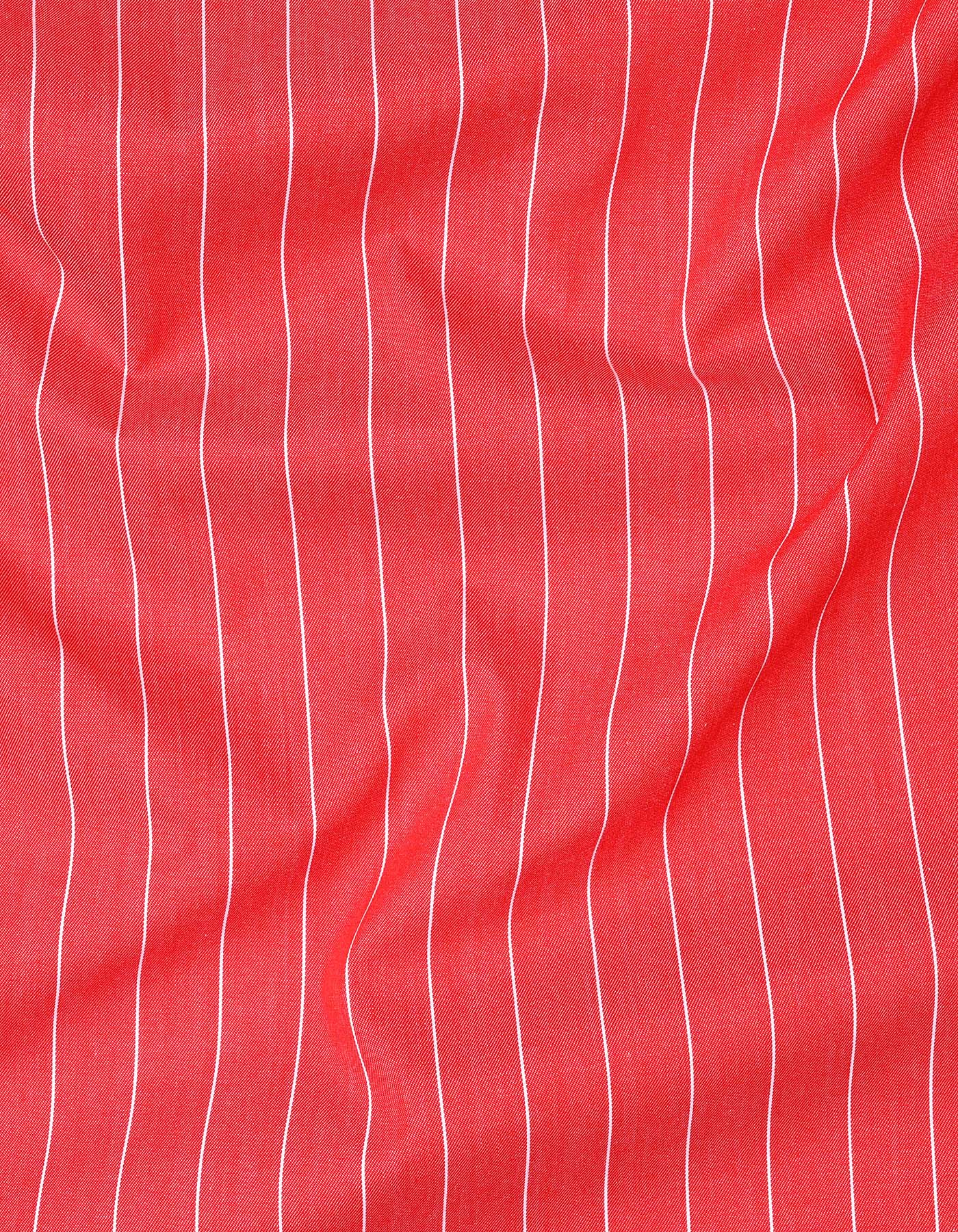 Stripe Red Tailored Smart Fit Shirt FS2821SF-16