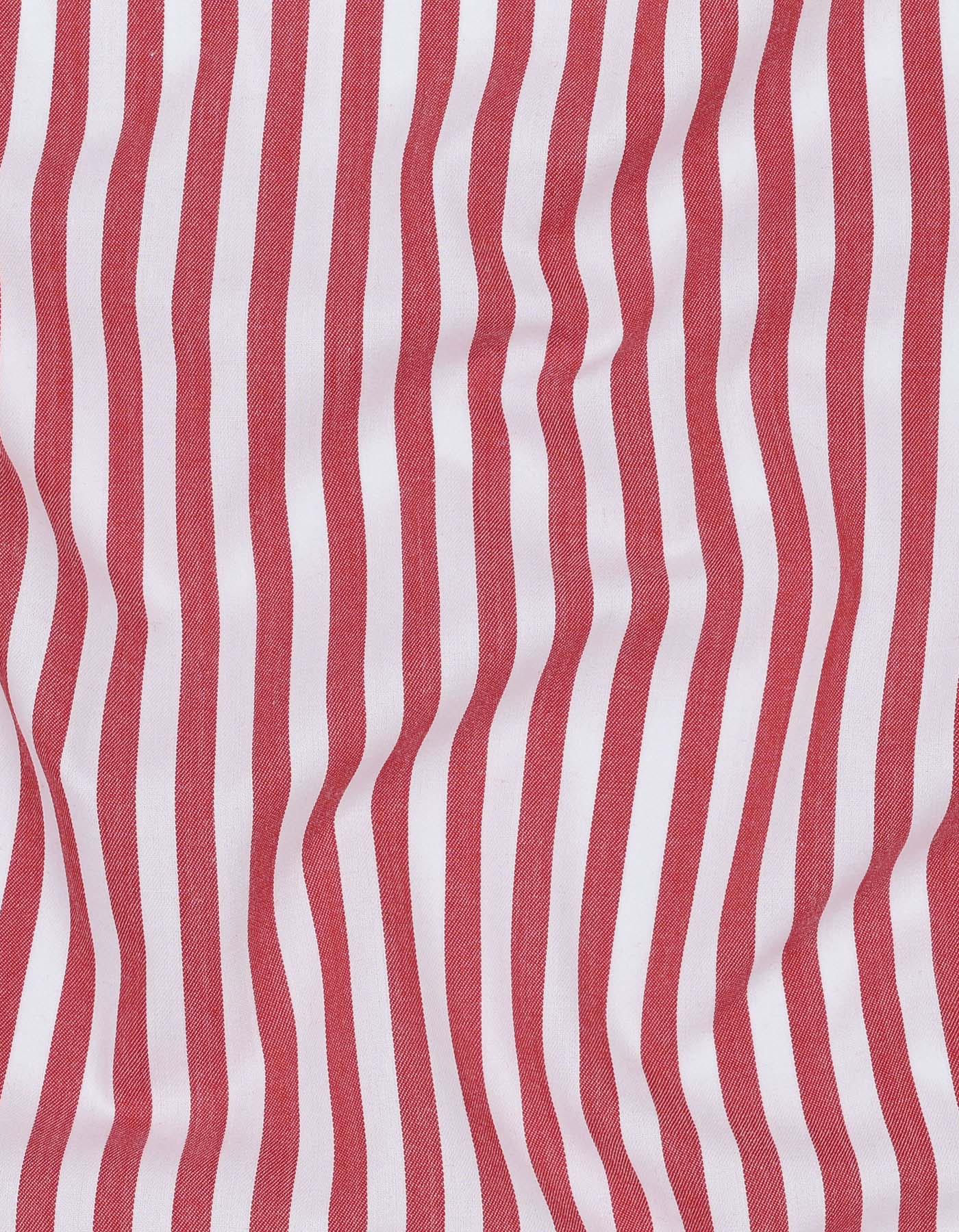 Stripe Red Classic Fit Shirt FS2822RH-16