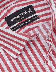 Stripe Red Classic Fit Shirt FS2822RH-15
