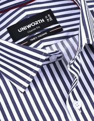 Stripe Navy Classic Fit Shirt FS2829RF-15