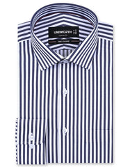 Stripe Navy Classic Fit Shirt FS2829RF-14.5