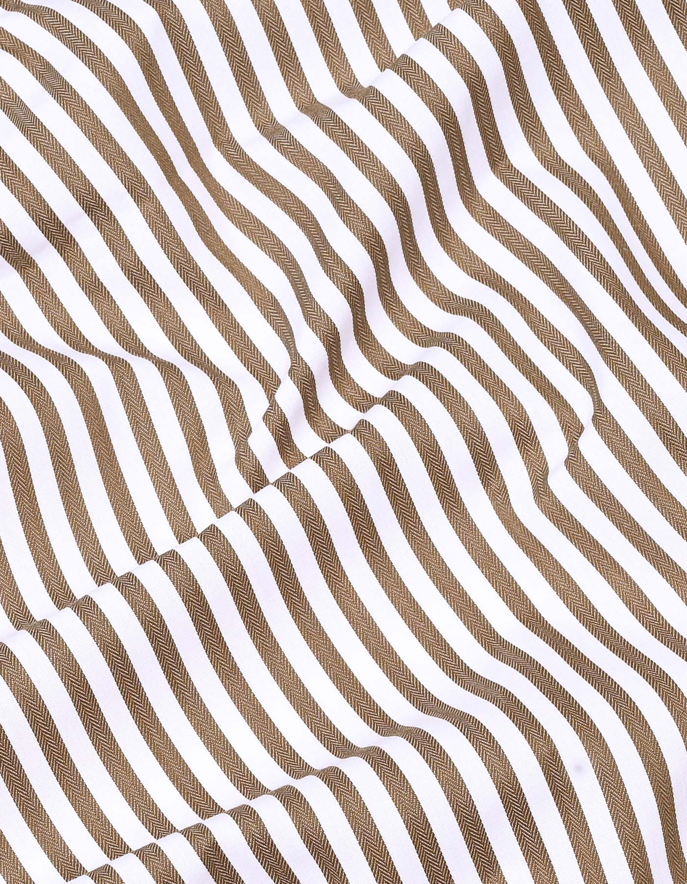 Stripe Brown Classic Fit Shirt FS2830RF-16