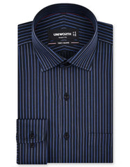 Stripe Blue Tailored Smart Fit Shirt FS2832-1SF-14.5