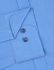 Stripe Blue Classic Fit Shirt FS2835RF-15.5