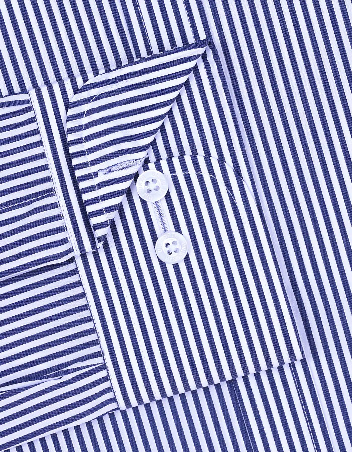Stripe Navy Classic Fit Shirt FS2838RF-15.5