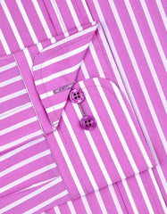 Stripe Mauve Classic Fit Shirt FS2842RF-15.5
