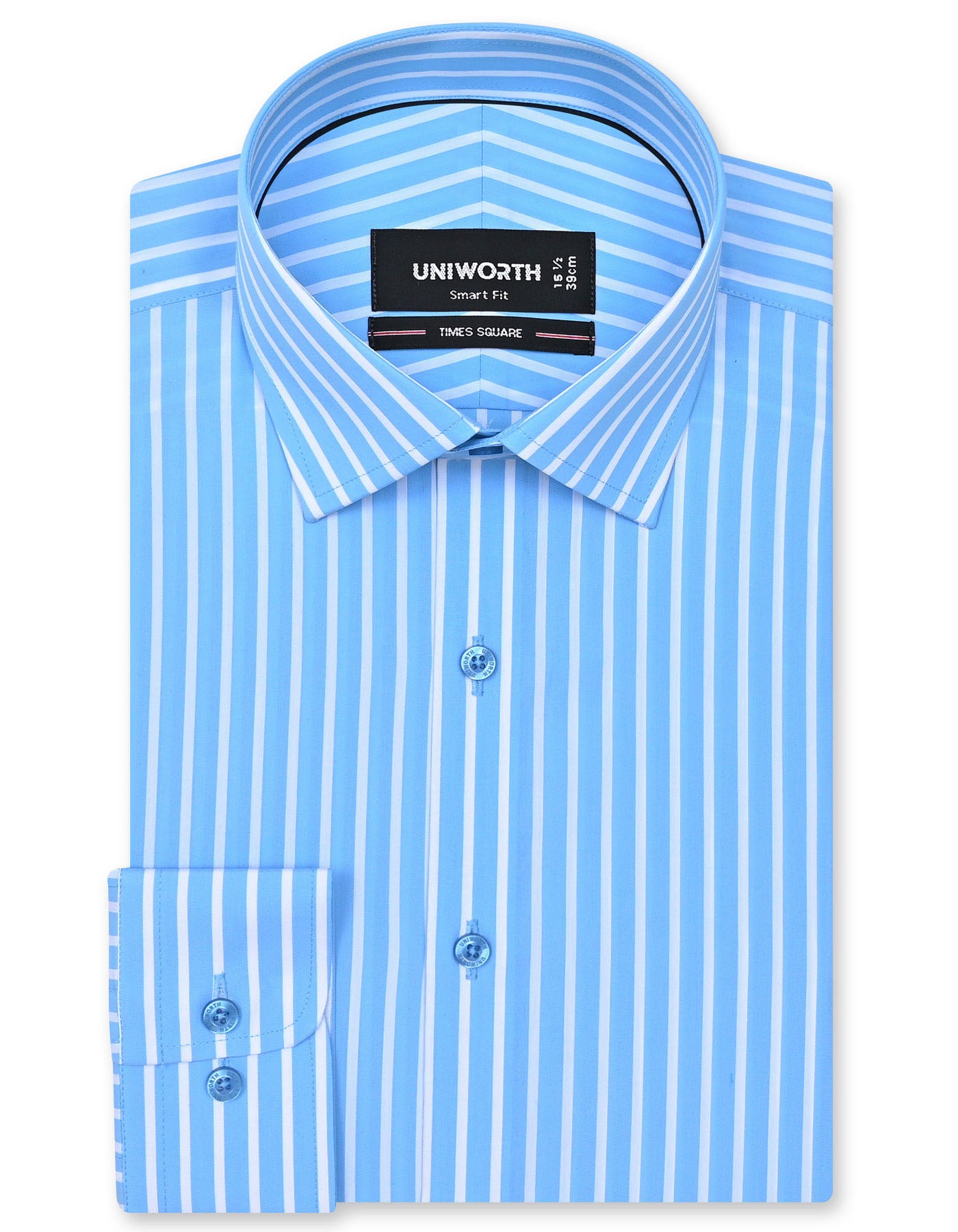 Stripe Sky Tailored Smart Fit Shirt FS2845SF-14.5