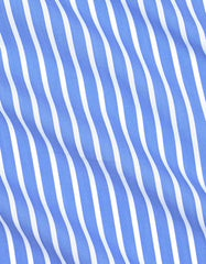 Stripe M Blue Tailored Smart Fit Shirt FS2846-1SF-16