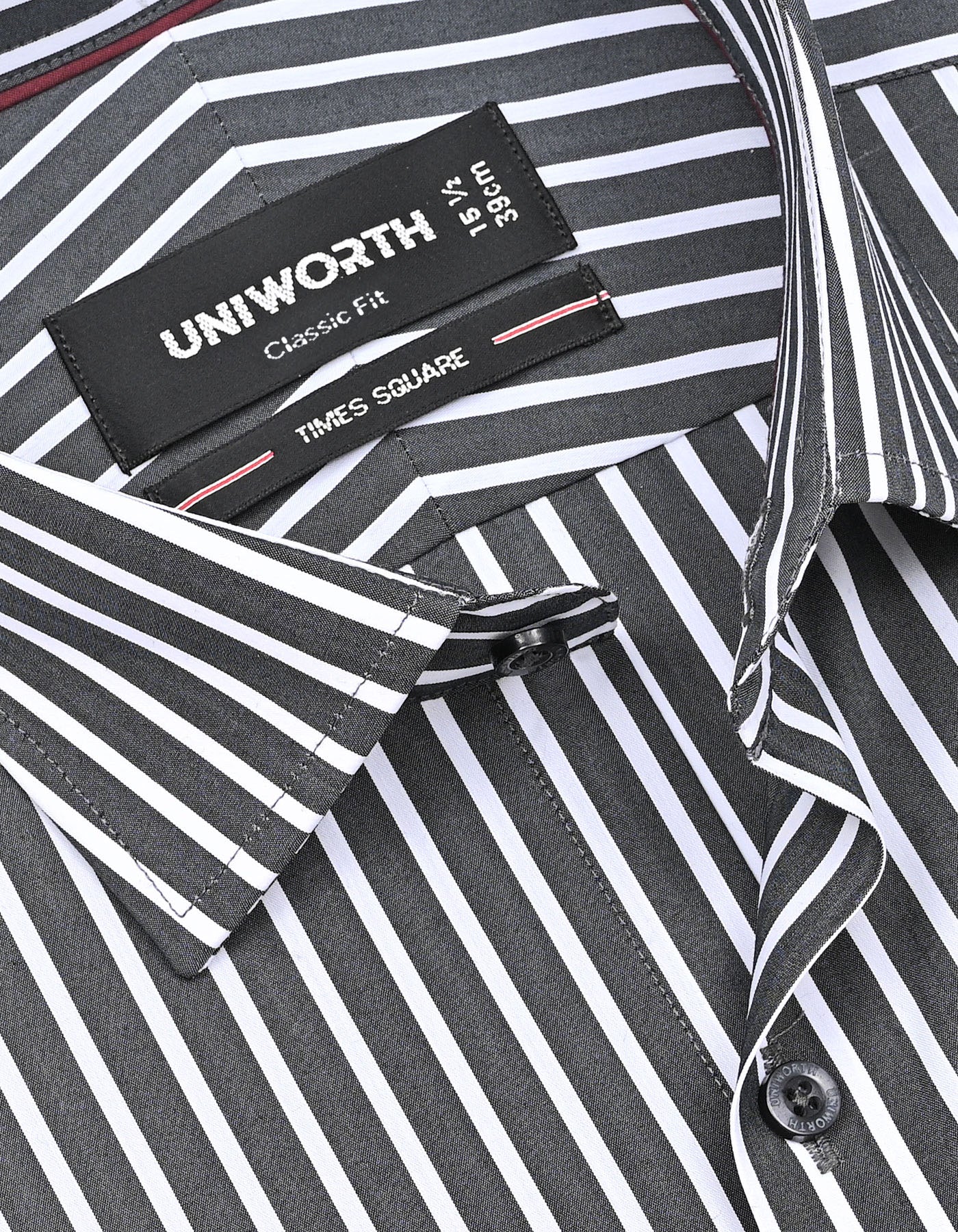 Stripe Black Classic Fit Shirt FS2849RF-15