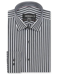 Stripe Black Classic Fit Shirt FS2849RF-14.5