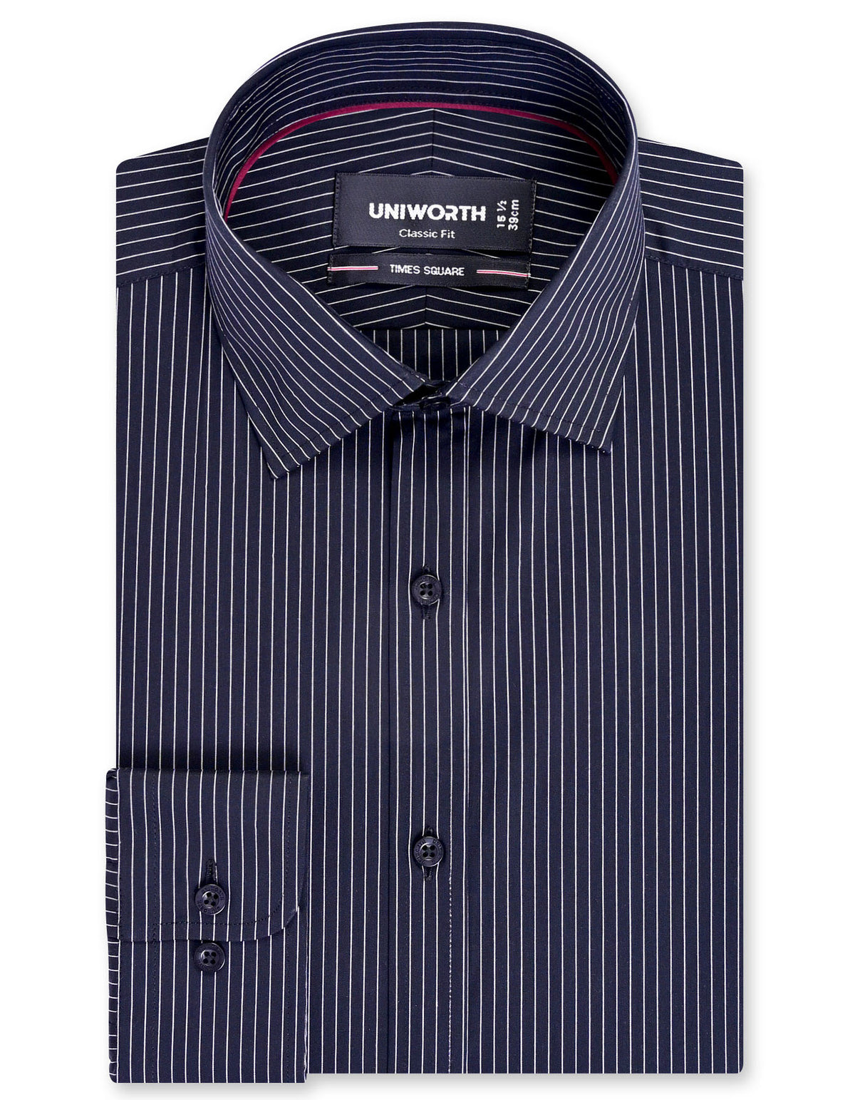 Stripe Black Classic Fit Shirt FS2851RF-14.5