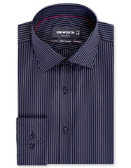 Stripe Black Classic Fit Shirt FS2851RF-14.5