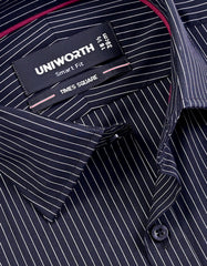 Stripe Black Tailored Smart Fit Shirt FS2851SF-15