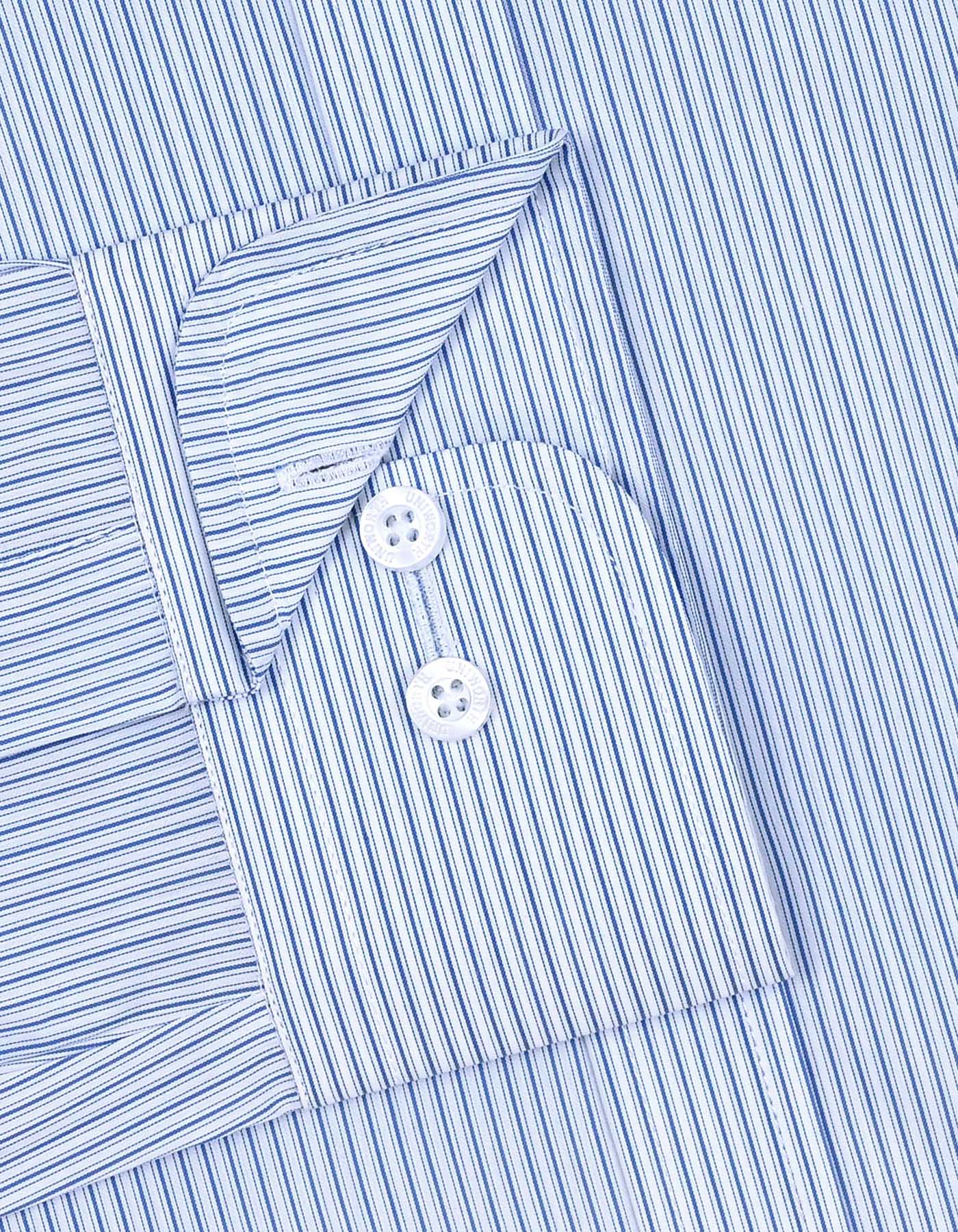 Stripe Blue Classic Fit Shirt FS2852RF-15.5