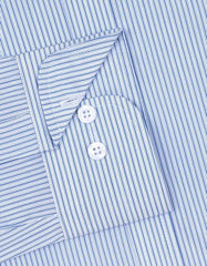 Stripe Blue Classic Fit Shirt FS2852RF-15.5