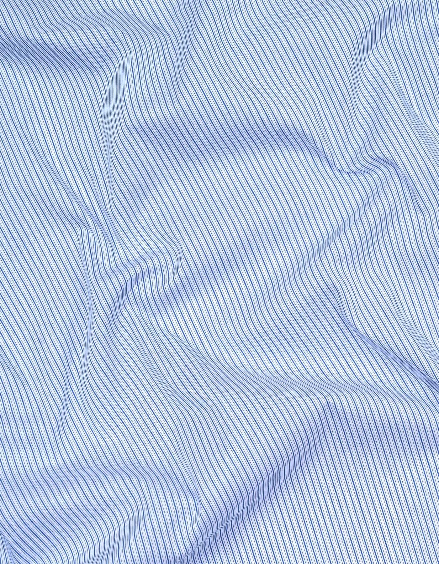 Stripe Blue Classic Fit Shirt FS2852RF-16