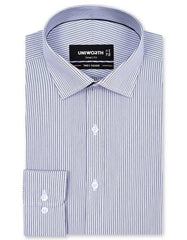 Stripe Navy Tailored Smart Fit Shirt FS2853-1SF-14.5