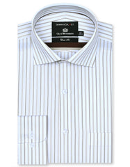 Stripe Fawn Classic Fit Shirt FS2854RF-14.5