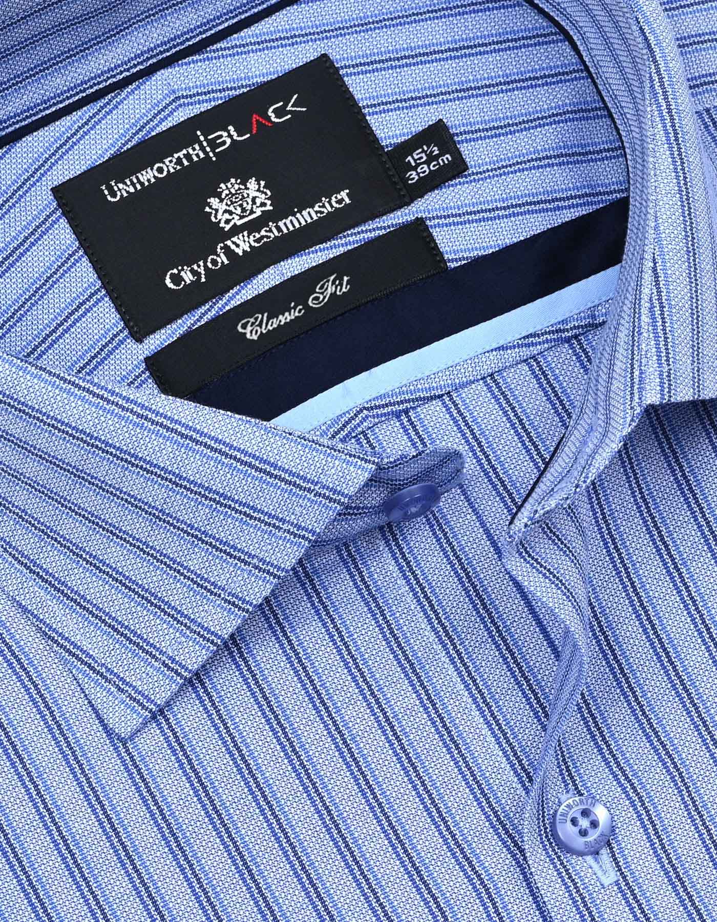 Stripe Sky Classic Fit Shirt FS2855RF-15