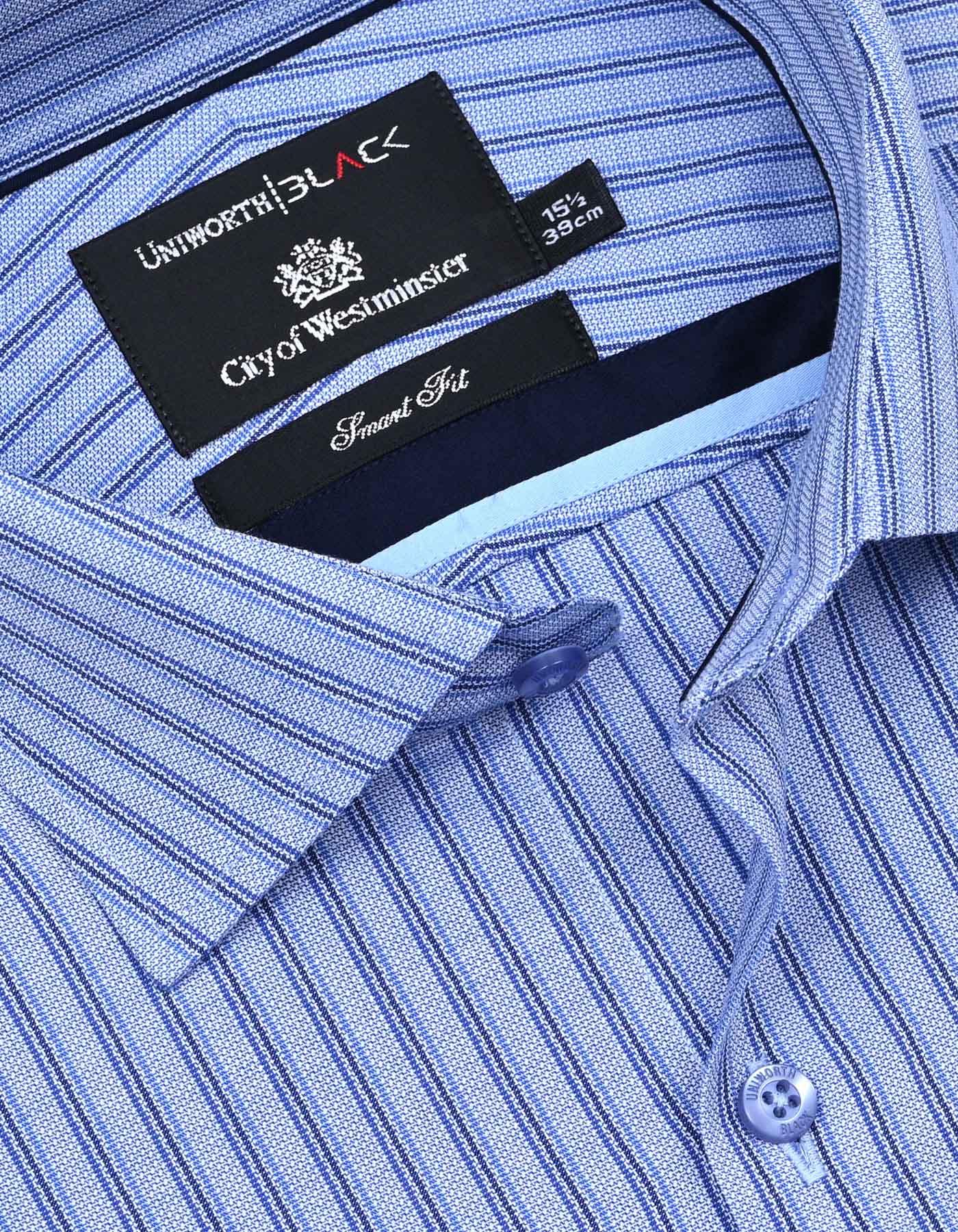 Stripe Sky Tailored Smart Fit Shirt FS2855SF-15