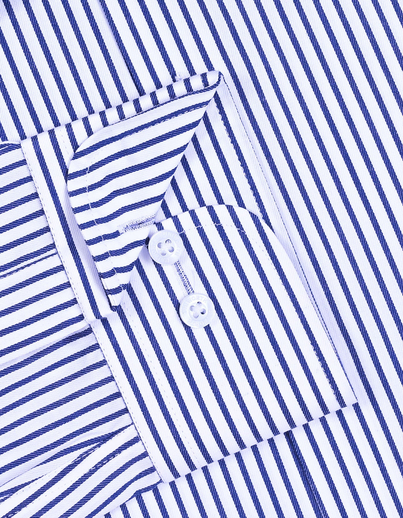 Stripe Navy Classic Fit Shirt FS2859-1RF-15.5