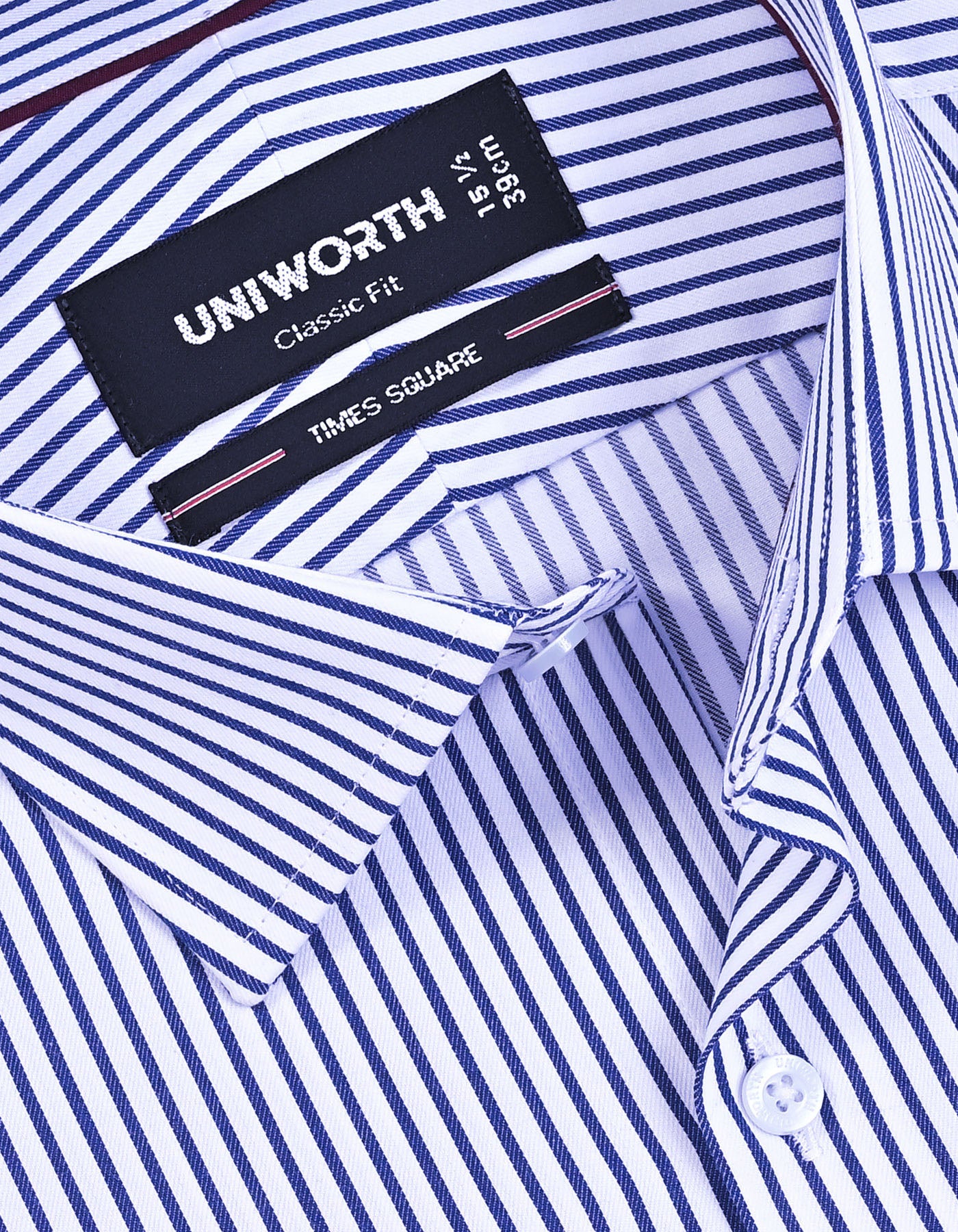 Stripe Navy Classic Fit Shirt FS2859-1RF-15