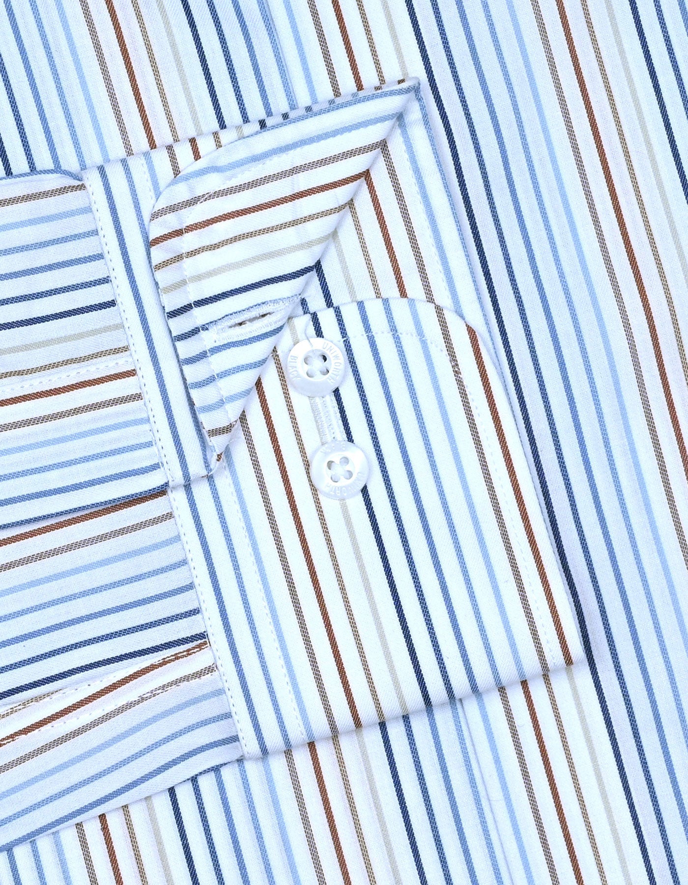Stripe Blue Tailored Smart Fit Shirt FS2859SF-15.5
