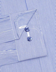 Stripe Blue Tailored Smart Fit Shirt FS2861SF-15.5