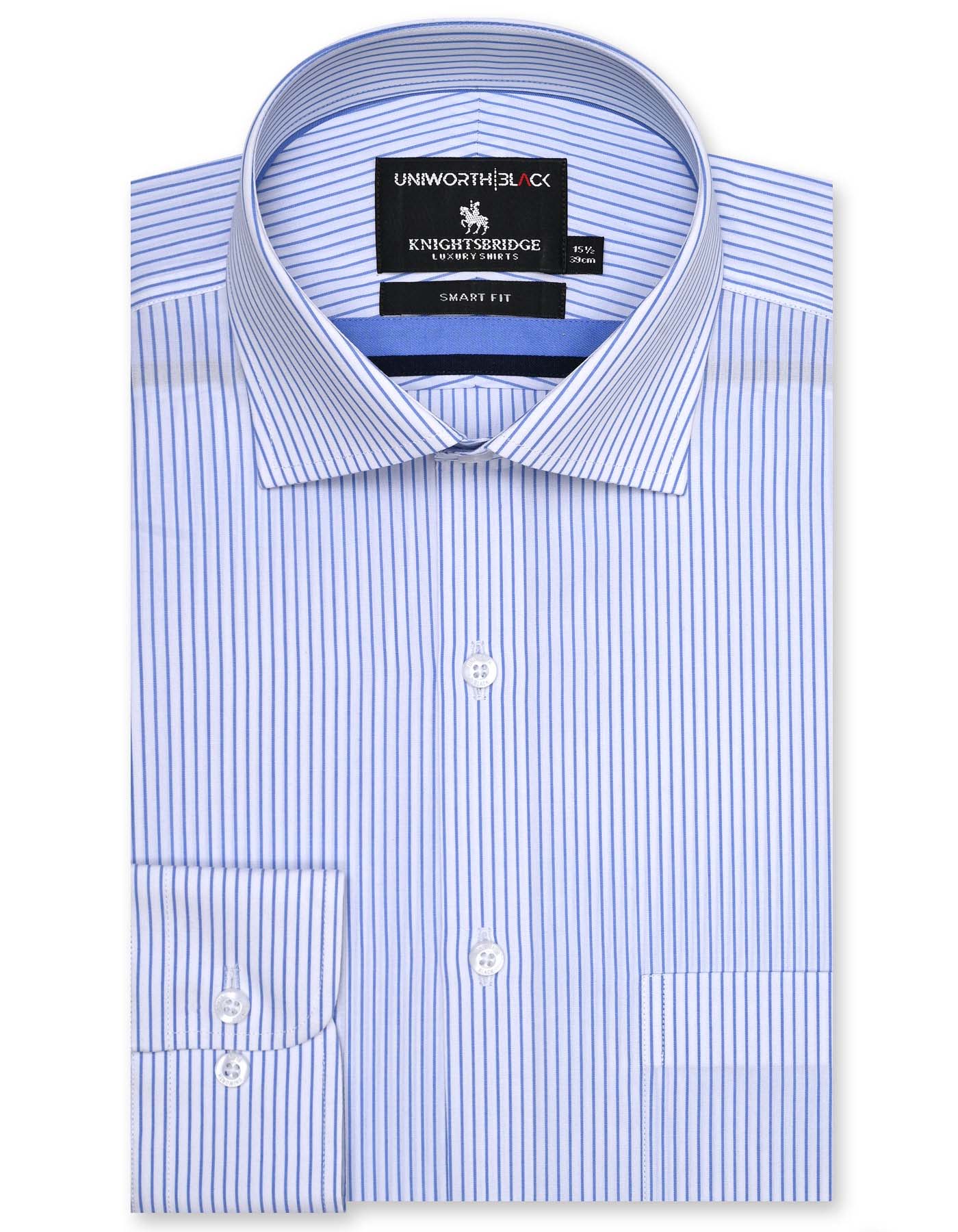 Stripe Sky Tailored Smart Fit Shirt FS2863SF-14.5