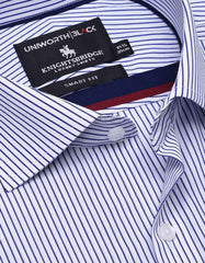 Stripe Navy Tailored Smart Fit Shirt FS2865SF-15