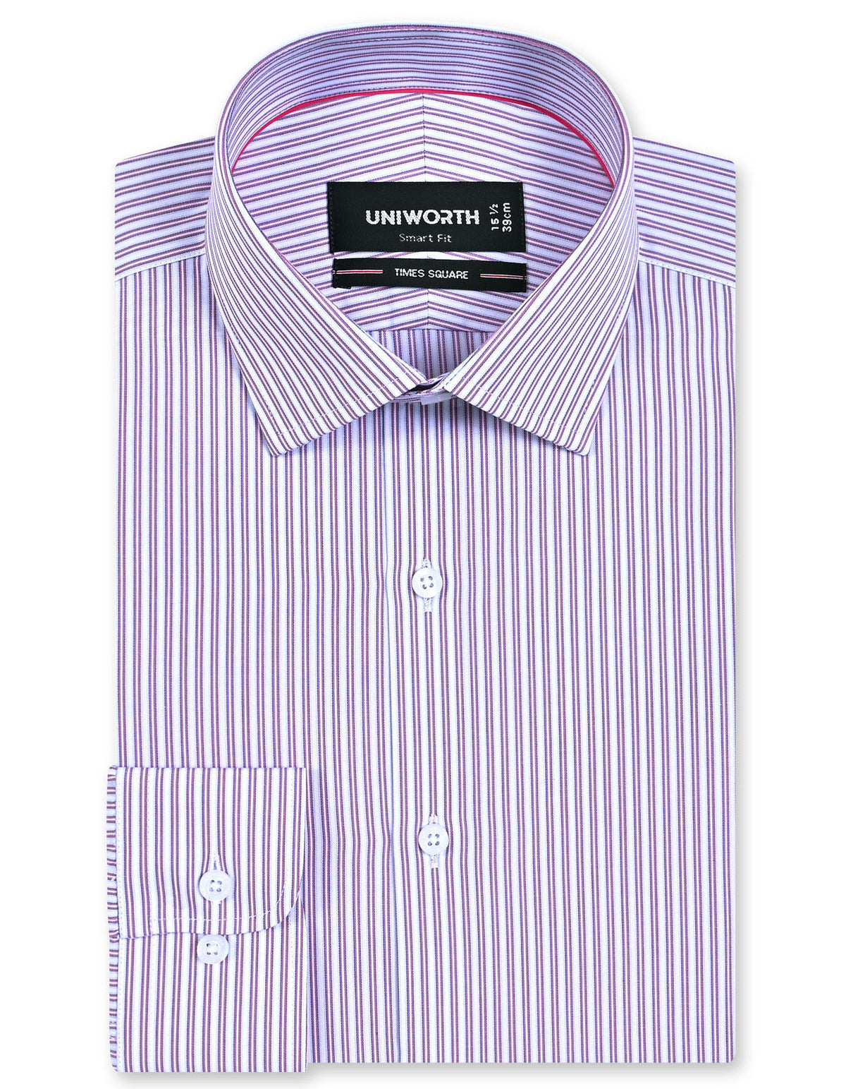 Stripe Pink Tailored Smart Fit Shirt FS2866-1SF-14.5