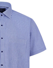 Stripe Navy Classic Fit Shirt FS2871RH-15.5
