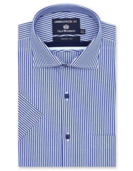 Stripe Navy Smart Fit Shirt FS2871SH-14.5