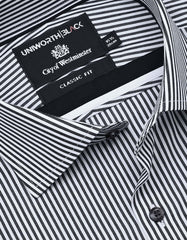 Stripe Black Classic Fit Shirt FS2874RH-15