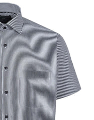 Stripe Black Smart Fit Shirt FS2874SH-15.5