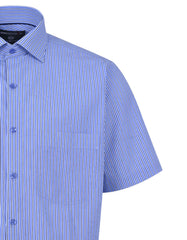 Stripe Blue Classic Fit Shirt FS2880-1RH-15.5