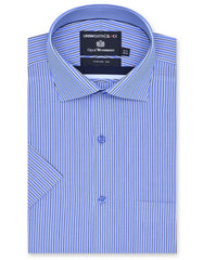 Stripe Blue Classic Fit Shirt FS2880-1RH-14.5