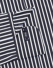 Stripe Black Classic Fit Shirt FS2882-1RF-15.5