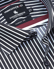 Stripe Black Classic Fit Shirt FS2882-1RF-15