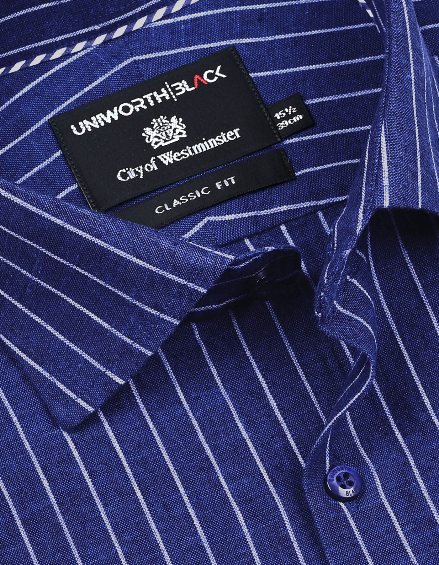 Stripe Navy Classic Fit Shirt FS2897RH-15
