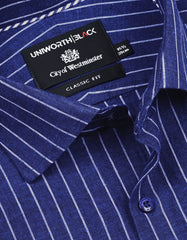 Stripe Navy Classic Fit Shirt FS2897RH-15