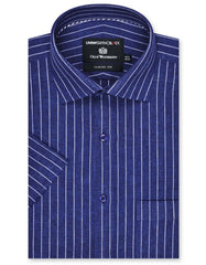 Stripe Navy Classic Fit Shirt FS2897RH-14.5