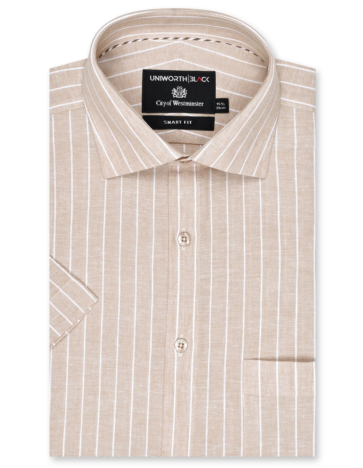 Stripe Fawn Smart Fit Shirt FS2898SH-14.5