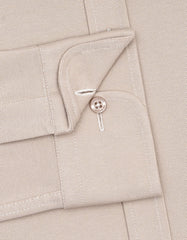 Plain Beige Classic Fit Shirt FS28RF-16