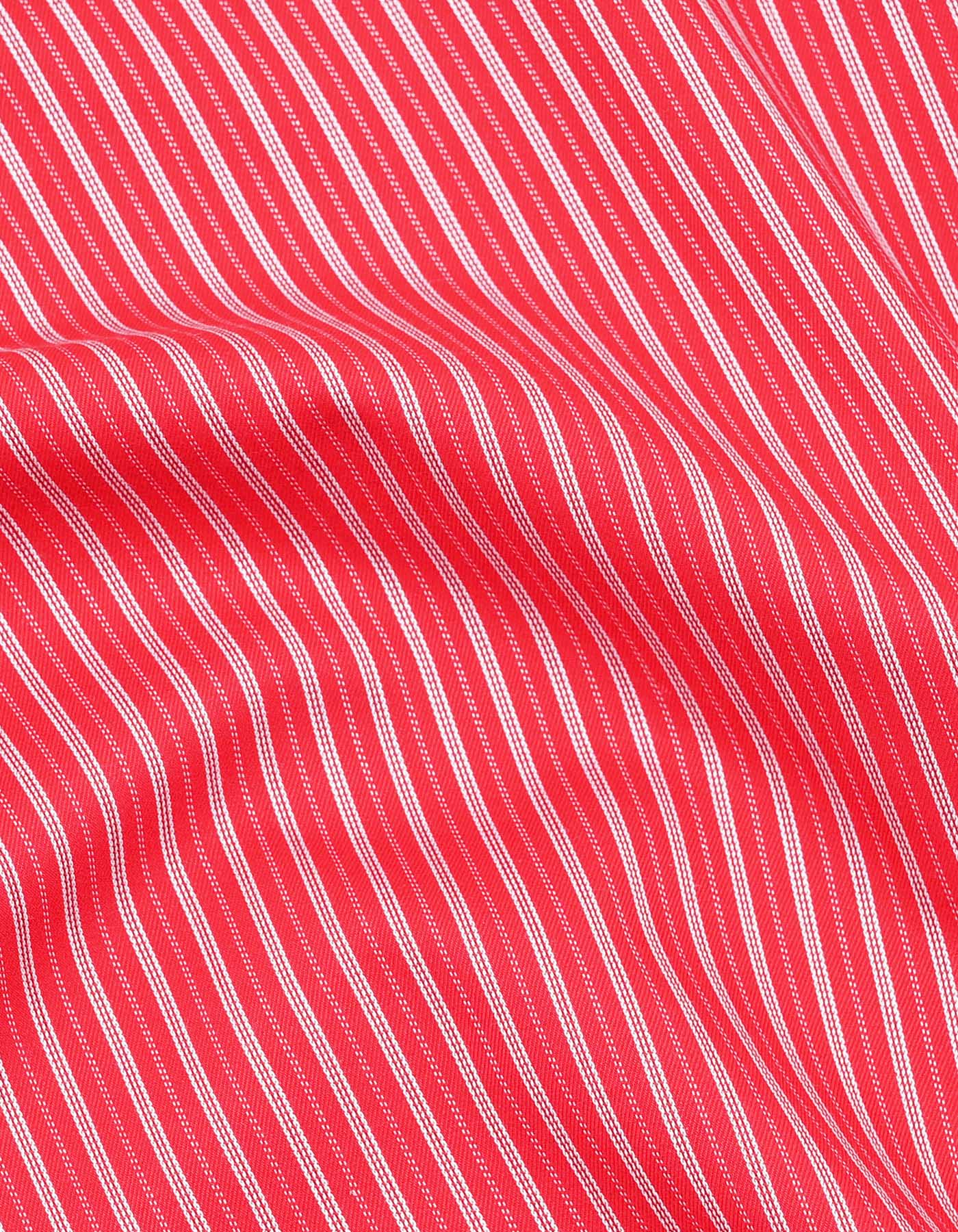 Stripe Red Classic Fit Shirt FS2903-1RF-16